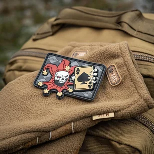 M-Tac - Naszywka Morale Patch - Joker Skull 3D PVC - Czarny - 51120000 - Odzież taktyczna i umundurowanie - miniaturka - grafika 7
