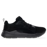 Buty sportowe męskie - Buty Puma Wired Run 38927501 - czarne - miniaturka - grafika 1