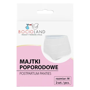 BOCIOLAND Majtki poporodowe siateczkowe rozm. M, 2szt. - >>> DARMOWA od 99zł <<< w 24h ! - Bielizna lecznicza - miniaturka - grafika 3