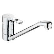 Baterie kuchenne - Jednouchwytowa bateria kuchenna z poziomą wylewką ROCA Atis Cold Start chromowana - miniaturka - grafika 1