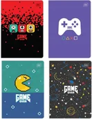 Zeszyty szkolne - Zeszyt A5 16k kratka 70G INTERDRUK mix cena za 1 szt MIX CHŁOPIEC SZKOŁA - miniaturka - grafika 1