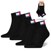 Skarpetki męskie - Tommy Hilfiger Skarpety Męskie Zakostki Duże Logo 43/46 - miniaturka - grafika 1