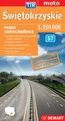 Atlasy i mapy - Demart Świętokrzyskie TIR mapa samochodowa - Demart - miniaturka - grafika 1