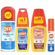 Zwalczanie i odstraszanie szkodników - SC Johnson OFF! Zestaw Środki przeciw kleszczom i komarom (3x100 ml) + żel Akut po ukąszeniu owadów 25 ml - miniaturka - grafika 1