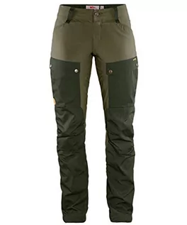 Spodnie damskie - Fjallraven FJALLRAVEN Keb Trousers W spodnie damskie wielokolorowa Grün (Deep Forest/Laurel Green) 36 F89898-Deep Forest-Laurel Green-36 - grafika 1