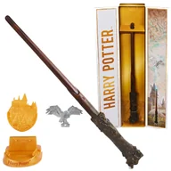 Figurki dla dzieci - Harry Potter kolekcjonerska magiczna różdżka Harry'ego z serii Magical Creatures+ dodatki - miniaturka - grafika 1