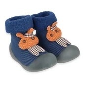 Buciki dla niemowląt - Kapcie dziecięce domowe niechodki niemowlęce Befado 002P030-20 - miniaturka - grafika 1