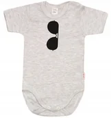 Body dla niemowląt - BODY NAPIS nadruk PRZYCIEMNIANE OKULARY r 62 KLEKLE - miniaturka - grafika 1