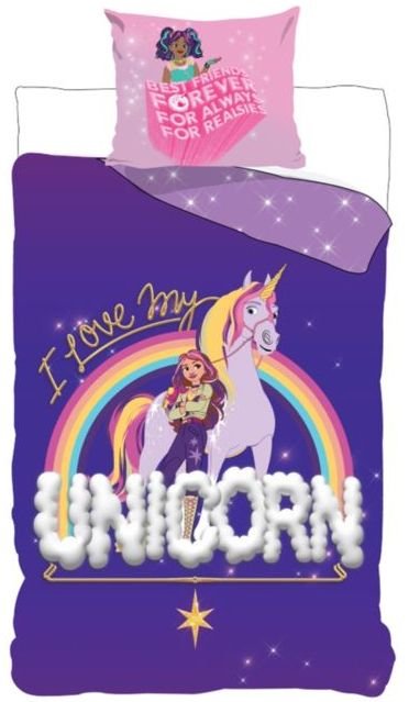 Bawełniana Pościel Unicorn Academy 140x200 Pościel Akademia Jednorożców