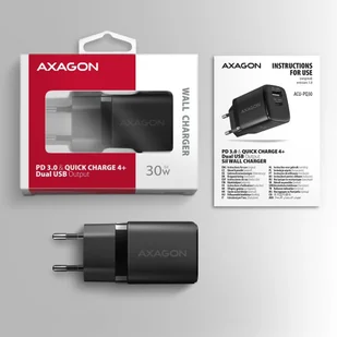 ACU-PQ30 Ładowarka sieciowa, PD & QC 30W, QC3.0,4.0/AFC/FCP/PPS/Apple, Czarna - Ładowarki do telefonów - miniaturka - grafika 9