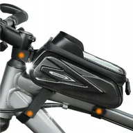 Etui i futerały do telefonów - Duża Sakwa Na Rower Torba Uchwyt Case Etui Na Telefon Dotykowa Pokrowiec - miniaturka - grafika 1