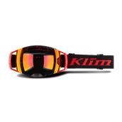 Gogle narciarskie - Gogle na Skuter Śnieżny Klim Aeon Goggle Tech Asphalt Tech Ognisty Czerwony - miniaturka - grafika 1