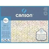 Podobrazia, bloki, papiery - Blok Do Akwareli 31X41 300G 20K Canson Rough Grain Aquarelle - miniaturka - grafika 1