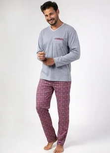 Piżama Regina 471 dł/r M-XL Z25 męska - Piżamy męskie - miniaturka - grafika 1
