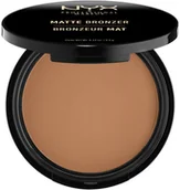 Bronzery i konturowanie twarzy - Nyx professional makeup NYX Professional Makeup Matte Bronzer Bronzer do Twarzy i Ciała Deep Tan NYX-9096 - miniaturka - grafika 1