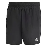 Kąpielówki męskie - adidas, Originals Essentials, kostium kąpielowy, czarno-biały, XL, męski - miniaturka - grafika 1