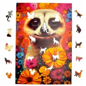 Puzzle - Puzzle Surykatka Mruu&Pruu 20 x 28 cm 160 elementów Układanka drewniana - miniaturka - grafika 1