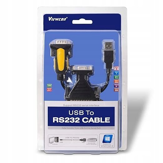 Adapter USB do RS232 kabel czarny 1Mbps PDA 1.1 Aisens OPIS 1.8 metr