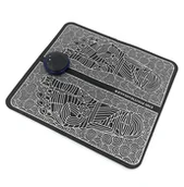 Masażery - Mata do masażu stóp akupressura EMS urządzenie do relaksu i poprawy krążenia z elektrostymulacją - miniaturka - grafika 1