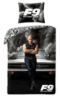 Pościel dla dzieci - Pościel dla dzieci bawełniana FAST&FURIOUS 140x200+70x90cm + worek - miniaturka - grafika 1