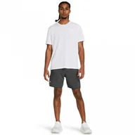 Spodnie sportowe męskie - Męskie spodenki do biegania Under Armour UA Launch 7\'\' 2-IN-1 Short - szare - UNDER ARMOUR - miniaturka - grafika 1