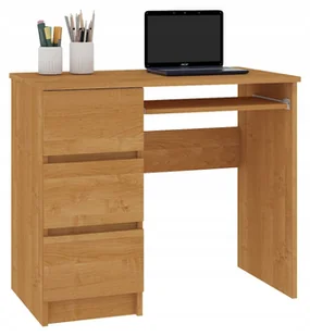 Akord Fabryka mebli BIURKO KOMPUTEROWE A-6 OLCHA LEWE - Biurka - miniaturka - grafika 3