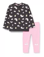 Legginsy - Chicco Pełna Legginsy i t-Shirt Długi Rękaw, Średni Różowy - miniaturka - grafika 1