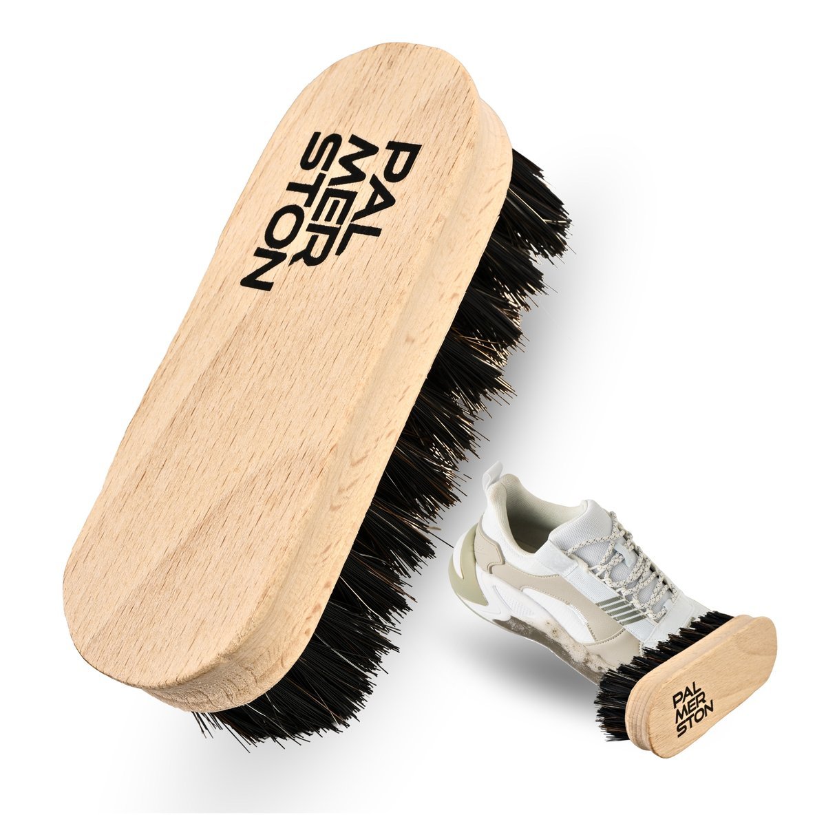 Szczotka do Butów Czyszczenia Polerowania Końskie Włosie Palmerston 12 cm