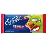 Czekolada - E. Wedel Czekolada mleczna jabłko wiśnia 100 g - miniaturka - grafika 1