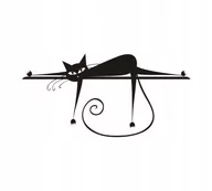 Naklejki na ścianę - Naklejka na ścianę dla dzieci kot kociaki kotki 32, 150x75 cm - miniaturka - grafika 1