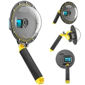 Akcesoria do kamer sportowych - Obudowa podwodna Telesin Dome Port dla DJI Osmo Action 3/4 - miniaturka - grafika 1