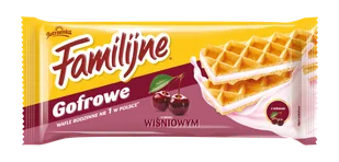Familijne Gofrowe o smaku wiśniowym 140g - Ciastka - miniaturka - grafika 1