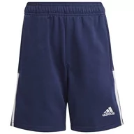 Odzież sportowa dziecięca - Adidas, Spodenki dziecięce, Tiro 21 Sweat Short Junior GK9679, granatowy - miniaturka - grafika 1