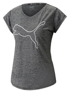Koszulki sportowe damskie - Puma Koszulka funkcyjna w kolorze szarym - miniaturka - grafika 1