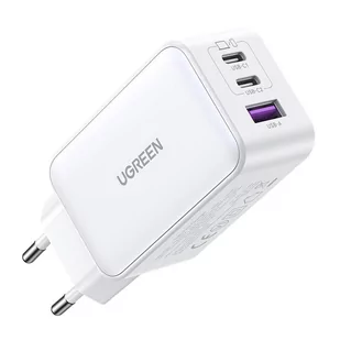 Ładowarka sieciowa UGREEN 15339 Nexode, 2xUSB-C, USB-A 3.0, PD3.0, QC4.0, GaN, 65W (biała) - Ładowarki do telefonów - miniaturka - grafika 2