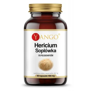 Yango Hericium - ekstrakt 10% polisacharydów (90 kaps.) - Suplementy naturalne - miniaturka - grafika 1