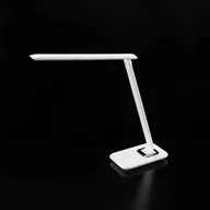 Lampy stojące - Aluminor Bob lampka biurkowa LED CCT biała - miniaturka - grafika 1
