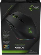 Myszki - MediaRange MOUSE USB OPTICAL BLACK/MRGS203 MEDIARANGE - miniaturka - grafika 1
