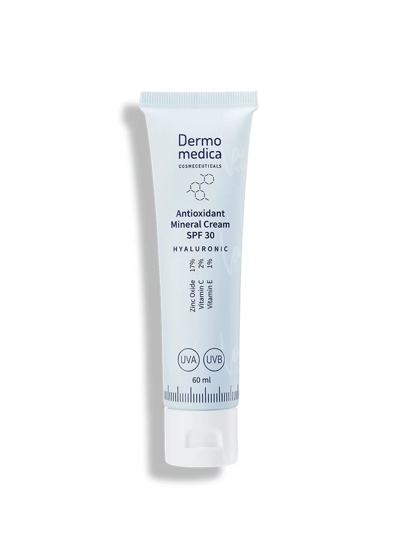 Dermomedica Dermomedica Antioxidant Mineral Cream SPF 30 Przeciwstarzeniowy krem antyoksydacyjny z filtrem 60 ml