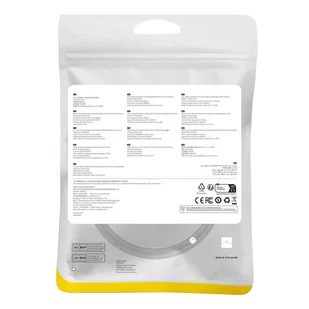 Kabel sieciowy kat. 8 Baseus Ethernet RJ45, 40Gbps, 0,5m (czarny) - Kable miedziane - miniaturka - grafika 9