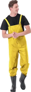 SPODNIE OCHRONNE OGRODNICZKI PRZECIWDESZ REIS SPD; ŻÓŁTY (XXXL) - Odzież robocza - miniaturka - grafika 1