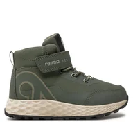 Buty dla chłopców - Trzewiki Reima Hiipien 5400018B Zielony - miniaturka - grafika 1
