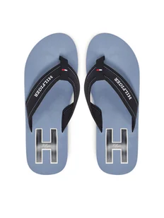 Tommy Hilfiger Japonki Hilfiger H Padded Beach Sandal FM0FM05536 Granatowy - Klapki i japonki męskie - miniaturka - grafika 1