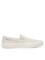 Trampki męskie - Tommy Jeans Tenisówki Slip On Canvas Color EM0EM01544 Beżowy - miniaturka - grafika 1