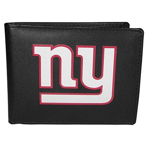 Siskiyou Sports NFL męski New York Giants dwuskładany portfel duże logo jeden rozmiar czarny