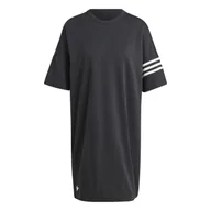 Sukienki - Sukienka damska adidas NEUCLASSICS czarna IW3429 - miniaturka - grafika 1