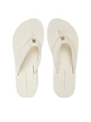 Klapki i japonki damskie - Tommy Hilfiger Japonki Th Stripes Beach Sandal FW0FW08528 Biały - miniaturka - grafika 1
