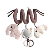 Akcesoria do wózków - Done By Deer Spiralka do wózka zawieszka różowa - miniaturka - grafika 1
