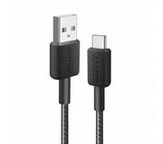Kable USB - Anker 322 USB to USB-C 60W 1,8m (czarny) - miniaturka - grafika 1