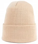 Czapki damskie - Czapka Zimowa Damska Męska Beanie Podwijana Uniwersalna Casualowa Jesienna - miniaturka - grafika 1